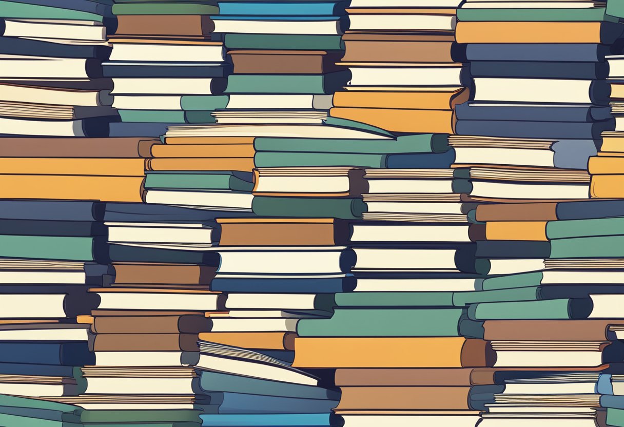 A stack of books morphs into a flowing river of words, streaming into various platforms and formats. Effortlessly transforming into new content